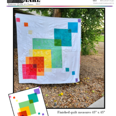 Modern Irish Chain Lap Quilt