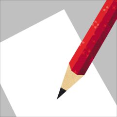 Pen Pals Collection: Pencil & Paper Digital Download Foundation Paper Pieced Quilt Block Pattern