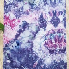 Purple Hand Dyed Fat Quarter Kona Cotton Fabric