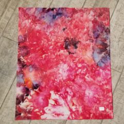 True Love Color Red & Black Fabric Fat Quarter Hand Dyed Kona Cotton