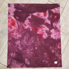 Purple Passion Color Purple & Red Hand Dyed Fat Quarter Fabric Kona Cotton