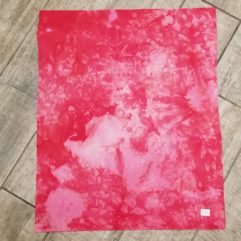 Lipstick Kisses Color Pink & Red Fat Quarter Fabric - Hand Dyed Kona Cotton