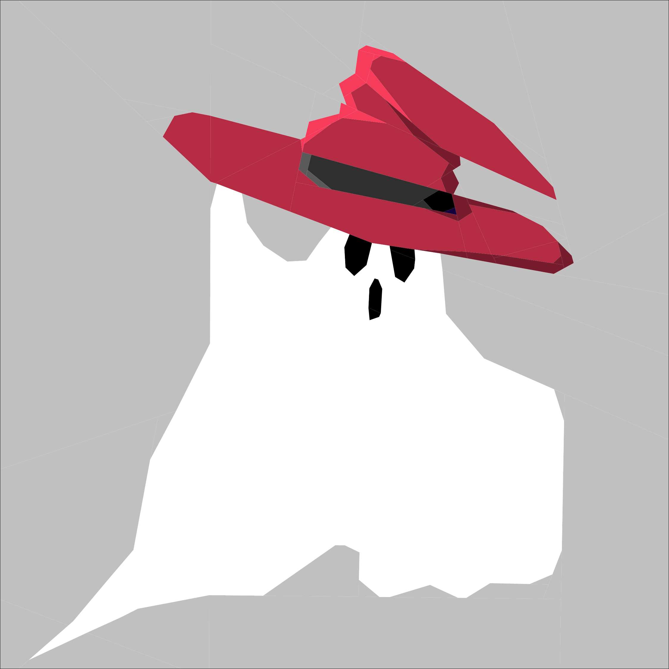 Ghostie & The Witch Hat - quilt block pattern - See Cassie Make