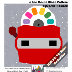 Viewfinder 18"x18"- Digital Pattern - Foundation Paper Pieced Quilt Block