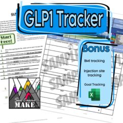 Cool Colors GLP1 Tracker - DIGITAL